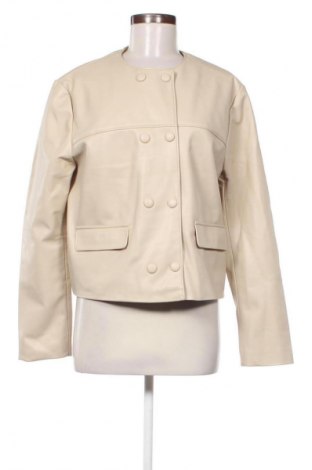 Dámska kožená bunda  Reserved, Veľkosť XL, Farba Béžová, Cena  29,67 €