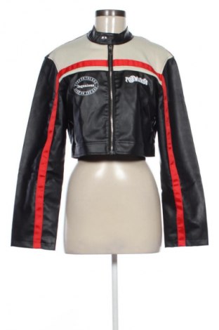 Damska kurtka skórzana SHEIN, Rozmiar L, Kolor Kolorowy, Cena 91,95 zł