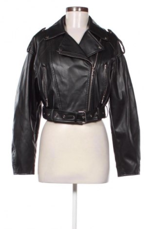 Damska kurtka skórzana SHEIN, Rozmiar S, Kolor Czarny, Cena 133,66 zł