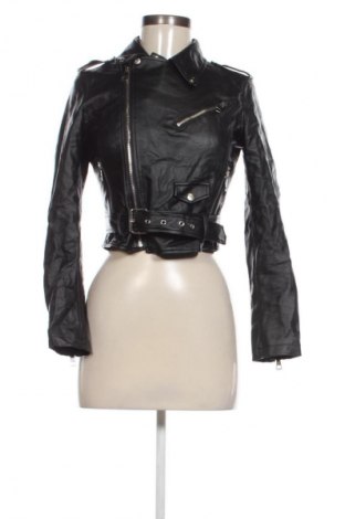 Női bőrdzseki SHEIN, Méret S, Szín Fekete, Ár 7 859 Ft