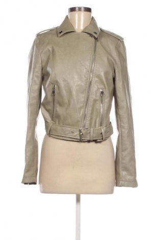 Damska kurtka skórzana Sinsay, Rozmiar M, Kolor Zielony, Cena 120,99 zł