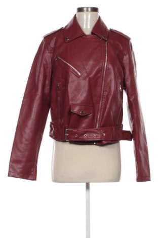 Dámská kožená bunda  Sinsay, Velikost XL, Barva Červená, Cena  734,00 Kč