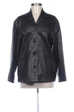 Dámska kožená bunda  Stefanel, Veľkosť S, Farba Čierna, Cena  126,34 €