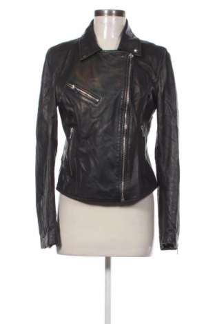 Dámska kožená bunda  Stradivarius, Veľkosť L, Farba Čierna, Cena  66,95 €