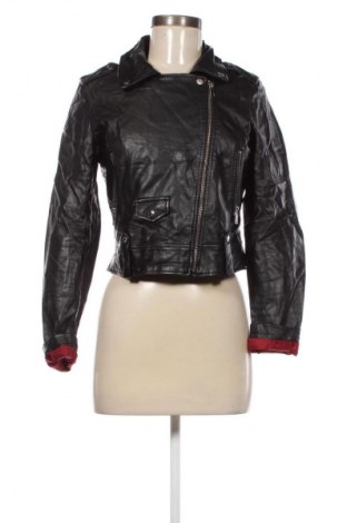 Γυναικείο δερμάτινο μπουφάν Tally Weijl, Μέγεθος M, Χρώμα Μαύρο, Τιμή 67,99 €