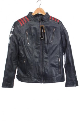 Damen Lederjacke URBAN 5884, Größe 3XL, Farbe Blau, Preis 144,99 €