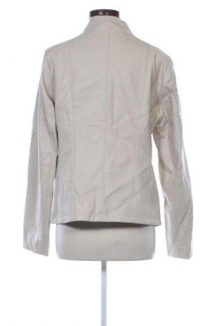 Дамско кожено яке Unbranded, Размер L, Цвят Бежов, Цена 94,95 лв.