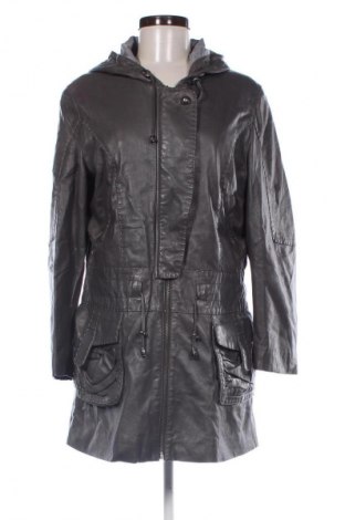 Női bőrdzseki Unbranded, Méret L, Szín Szürke, Ár 22 979 Ft