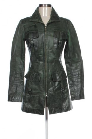 Γυναικείο δερμάτινο μπουφάν Unbranded, Μέγεθος M, Χρώμα Πράσινο, Τιμή 49,62 €