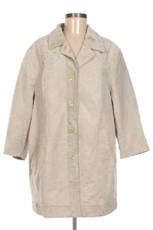 Dámska kožená bunda  Unbranded, Veľkosť XXL, Farba Béžová, Cena  50,00 €