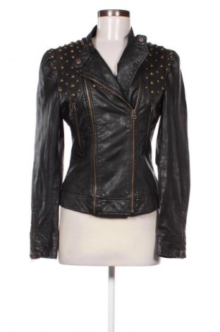 Γυναικείο δερμάτινο μπουφάν Unbranded, Μέγεθος M, Χρώμα Μαύρο, Τιμή 94,27 €