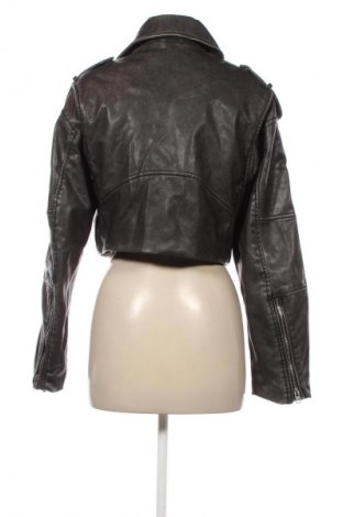 Damen Lederjacke Zara, Größe S, Farbe Grau, Preis 30,99 €