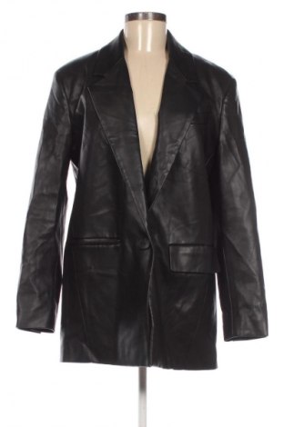 Geacă de piele pentru femei Zara, Mărime M, Culoare Negru, Preț 147,99 Lei