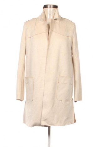 Dámsky kabát  Bershka, Veľkosť XS, Farba Kremová, Cena  22,95 €