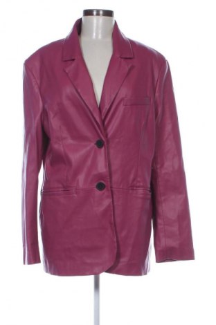 Γυναικείο παλτό Bershka, Μέγεθος L, Χρώμα Βιολετί, Τιμή 30,00 €