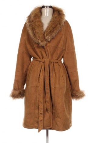 Дамско палто Dennis Basso, Размер L, Цвят Кафяв, Цена 91,99 лв.