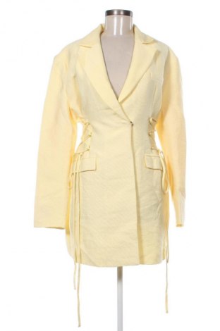 Palton de femei NA-KD, Mărime M, Culoare Galben, Preț 574,00 Lei