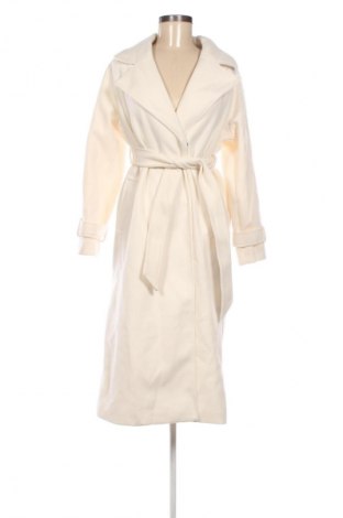 Дамско палто Sinsay, Размер XXS, Цвят Екрю, Цена 87,98 лв.