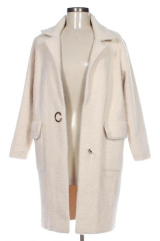 Дамско палто Unbranded, Размер M, Цвят Екрю, Цена 62,99 лв.