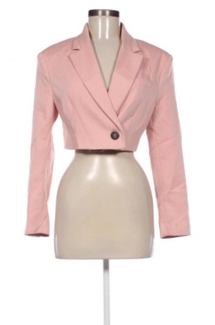 Sacou de femei Bershka, Mărime S, Culoare Roz, Preț 165,99 Lei