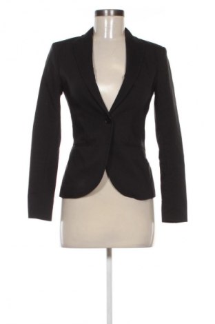 Дамско сако H&M, Размер XS, Цвят Черен, Цена 48,00 лв.