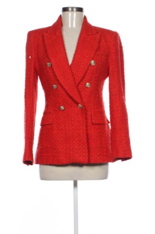 Дамско сако Zara, Размер S, Цвят Червен, Цена 47,88 лв.