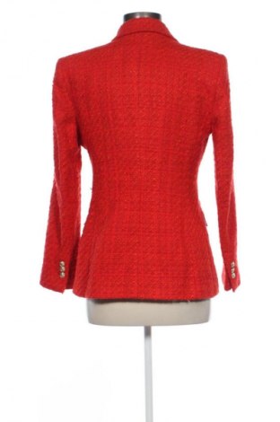 Дамско сако Zara, Размер S, Цвят Червен, Цена 47,88 лв.