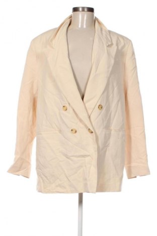 Γυναικείο σακάκι Zara, Μέγεθος L, Χρώμα Εκρού, Τιμή 61,99 €