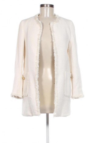 Sacou de femei Zara, Mărime S, Culoare Alb, Preț 126,32 Lei