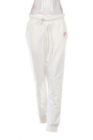 Pantaloni trening de femei Barbie, Mărime L, Culoare Ecru, Preț 44,99 Lei