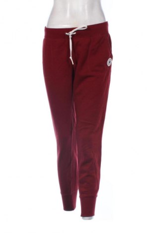 Pantaloni trening de femei Converse, Mărime S, Culoare Roșu, Preț 140,99 Lei