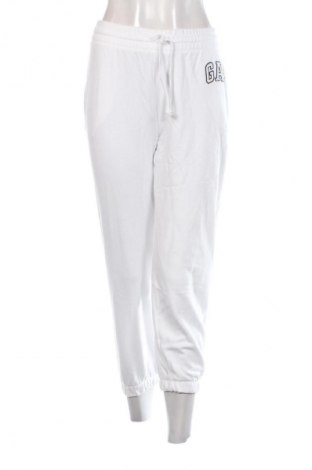 Pantaloni trening de femei Gap, Mărime L, Culoare Alb, Preț 86,99 Lei