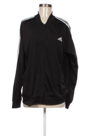 Γυναικεία αθλητική ζακέτα Adidas, Μέγεθος XXL, Χρώμα Μαύρο, Τιμή 53,99 €