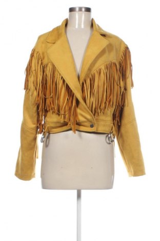 Γυναικείο μπουφάν Bershka, Μέγεθος M, Χρώμα Κίτρινο, Τιμή 17,99 €
