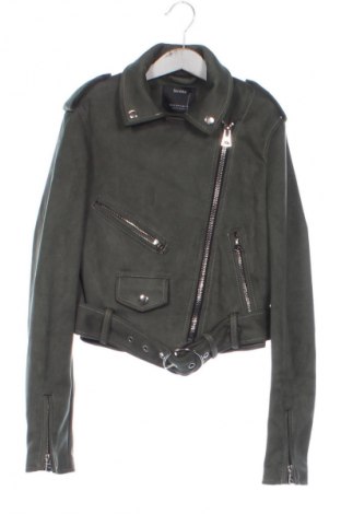 Дамско яке Bershka, Размер XS, Цвят Зелен, Цена 44,99 лв.