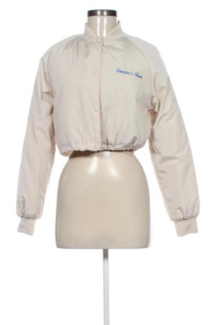 Γυναικείο μπουφάν Bershka, Μέγεθος XS, Χρώμα  Μπέζ, Τιμή 25,00 €