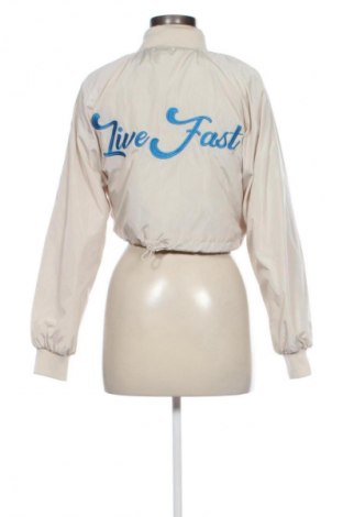 Γυναικείο μπουφάν Bershka, Μέγεθος XS, Χρώμα  Μπέζ, Τιμή 25,00 €