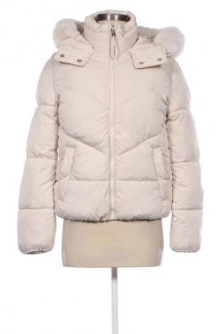 Γυναικείο μπουφάν Bershka, Μέγεθος S, Χρώμα Εκρού, Τιμή 47,57 €