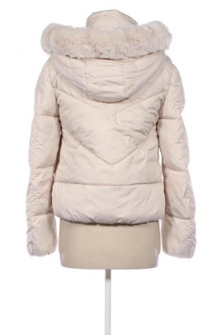 Γυναικείο μπουφάν Bershka, Μέγεθος S, Χρώμα Εκρού, Τιμή 47,57 €