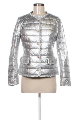 Γυναικείο μπουφάν Moda Piu, Μέγεθος M, Χρώμα Ασημί, Τιμή 46,65 €