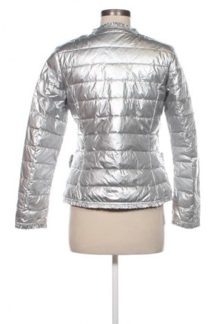 Γυναικείο μπουφάν Moda Piu, Μέγεθος M, Χρώμα Ασημί, Τιμή 46,65 €