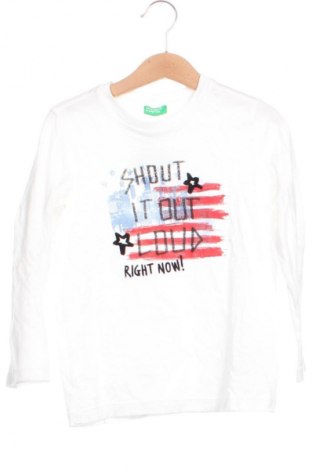 Bluză pentru copii United Colors Of Benetton, Mărime 3-4y/ 104-110 cm, Culoare Alb, Preț 54,99 Lei
