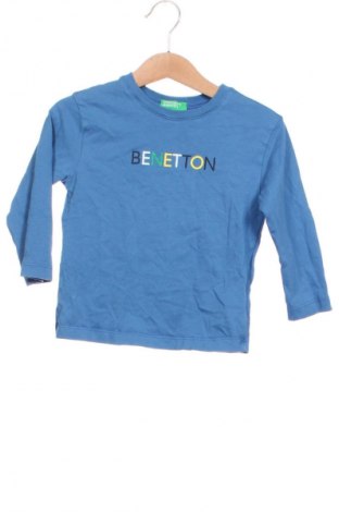 Bluză pentru copii United Colors Of Benetton, Mărime 18-24m/ 86-98 cm, Culoare Albastru, Preț 94,55 Lei
