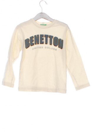 Bluză pentru copii United Colors Of Benetton, Mărime 5-6y/ 116-122 cm, Culoare Ecru, Preț 60,53 Lei