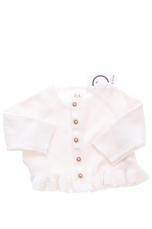 Detský kardigán C&A, Veľkosť 3-6m/ 62-68 cm, Farba Biela, Cena  8,95 €