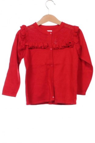 Detský kardigán Kids, Veľkosť 3-4y/ 104-110 cm, Farba Červená, Cena  8,70 €