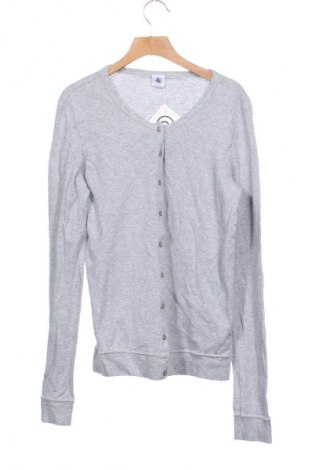 Detský kardigán Petit Bateau, Veľkosť 15-18y/ 170-176 cm, Farba Sivá, Cena  17,30 €