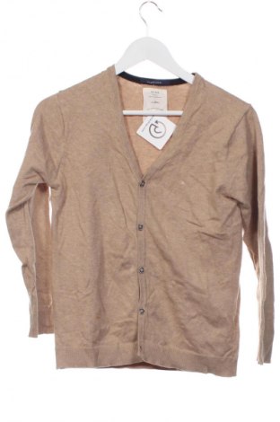Детска жилетка Zara, Размер 11-12y/ 152-158 см, Цвят Бежов, Цена 17,99 лв.