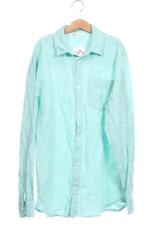 Kinderhemd H&M, Größe 14-15y/ 168-170 cm, Farbe Grün, Preis € 8,45