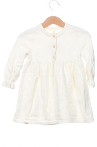 Kinderkleid H&M, Größe 9-12m/ 74-80 cm, Farbe Ecru, Preis € 12,28